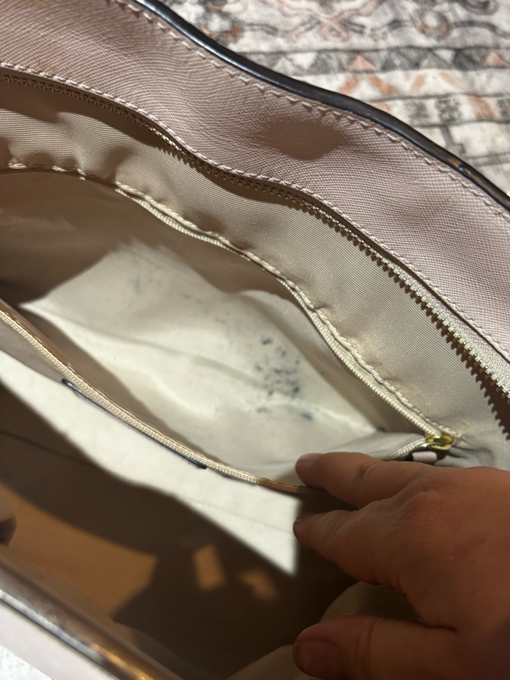 Coach Blush Large Leather Tote - Picture 9 of 11
